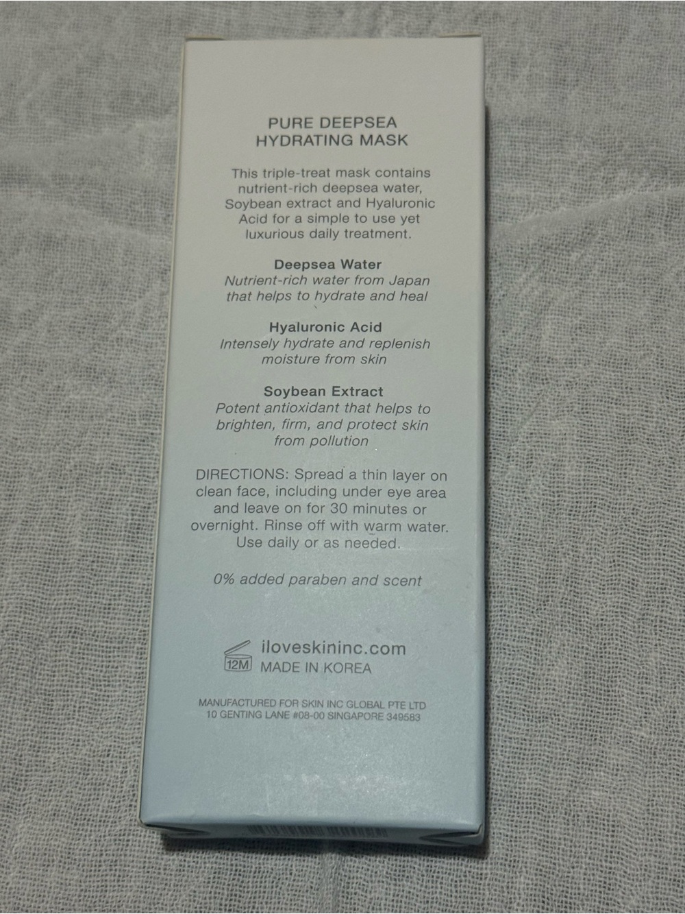FULL Size NIB Pure Deepsea Hydrating Mask - 1oz - Picture 4 of 8